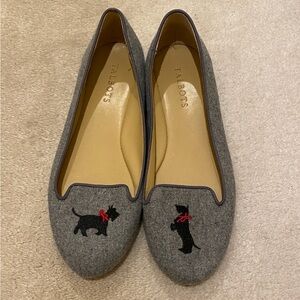 Talbots Scottie Dog Flats